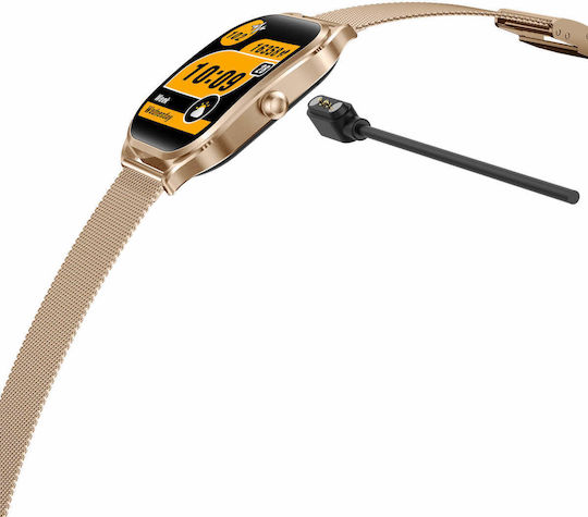 Microwear H35 Smartwatch (Gold) view 3