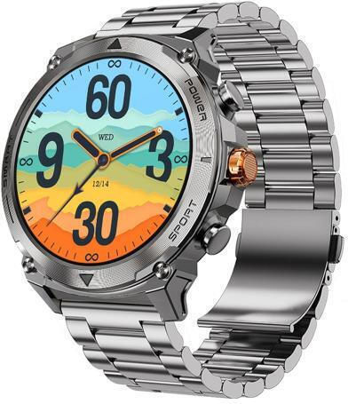 Smartwatch Wiwu Sw03 1.43 Inch Amoled Ip68 Fitness Smart Watch Supports Bluetooth Call Silver