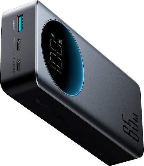 Joyroom JR-PBF05 Pro Power Bank 30000mAh 65W with USB-A Port and 2 USB-C Ports Black view 3