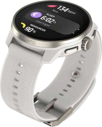 Suunto Race S Stainless Steel 45mm Waterproof Smartwatch with Heart Rate Monitor (Powder Gray) view 2