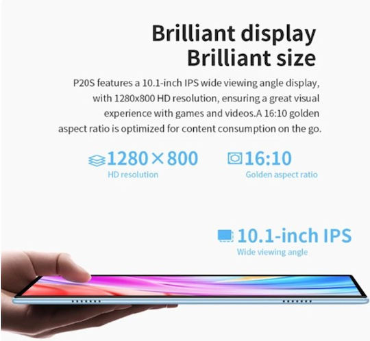 Teclast P20S 4G 10.1Inches Tablet (4GB/64GB) Blue view 3
