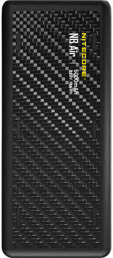 NiteCore NBair Power Bank 5000mAh 18W with USB-C Port Black vue 2