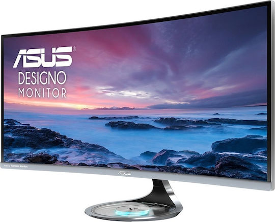 Asus Designo Curve MX34VQ Ultrawide VA Curved Gaming Monitor 34" QHD 3440x1440 with Response Time 4ms GTG view 2