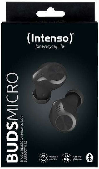 Intenso In-ear Bluetooth Handsfree Earphones with Charging Case Black view 4