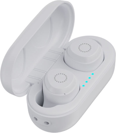 Joyroom JR-TL10 In-ear Bluetooth Handsfree Earphones with Charging Case White view 2