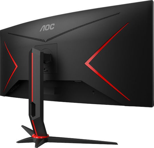 AOC CU34G2X Ultrawide VA Curved Gaming Monitor 34" QHD 3440x1440 144Hz with Response Time 4ms GTG vue 5