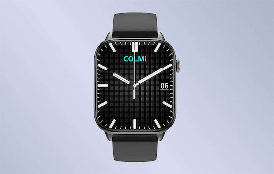 Colmi C61 Aluminium Smartwatch with Heart Rate Monitor (Black) view 5
