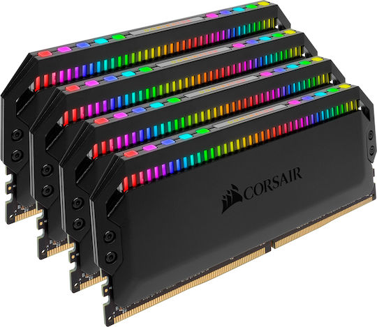 Corsair Dominator Platinum RGB 32GB DDR4 RAM with 4 Modules (4x8GB) and 3200 Speed for Desktop (CMT32GX4M4C3200C16) Ansicht 3