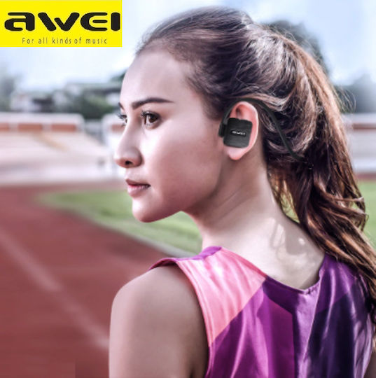 Awei A848BL In-ear Bluetooth Handsfree Earphones with Sweat Resistance Black view 4