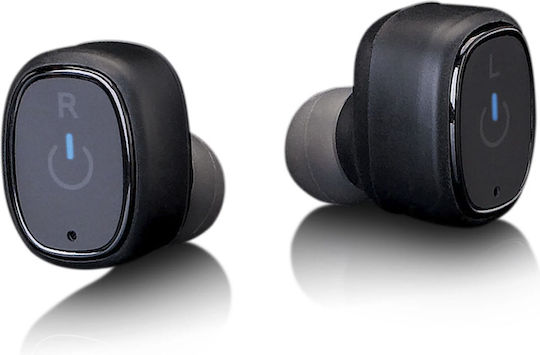 Lenco EPB-440 In-ear Bluetooth Handsfree Earphones with Sweat Resistance and Charging Case Black vue 3