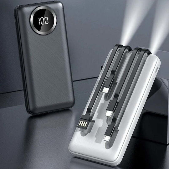DA128 Power Bank 10000mAh Black view 3