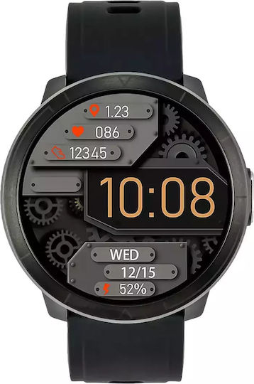Watchmark WM18 Smartwatch with Heart Rate Monitor (Black) view 4