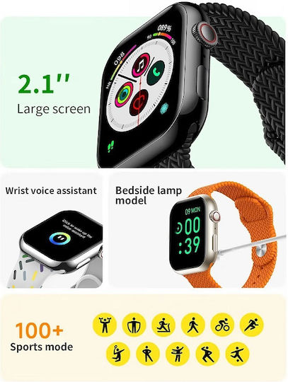 Z81 Pro Max Smartwatch with Heart Rate Monitor (Gray) view 4