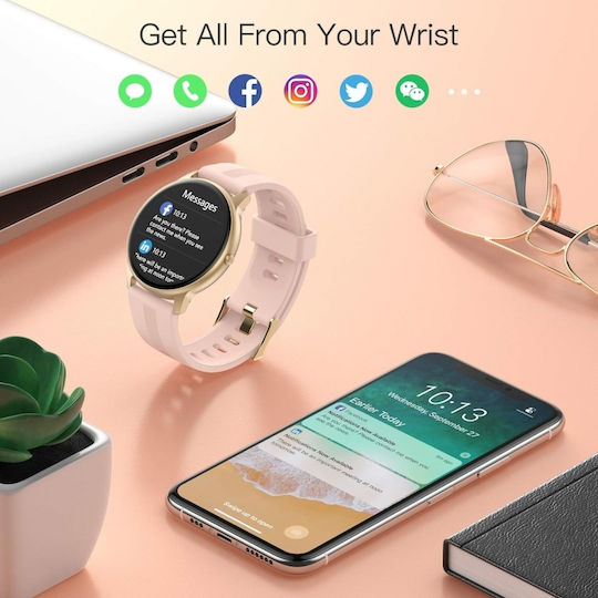 Pyramid International Smartwatch with Heart Rate Monitor (Rose Gold) view 4