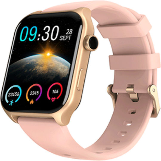 Riversong Motive 9E Smartwatch with Heart Rate Monitor (Rose Gold) view 1