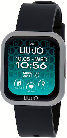 Liu Jo Voice Mini Smartwatch with Heart Rate Monitor (Black) view 1