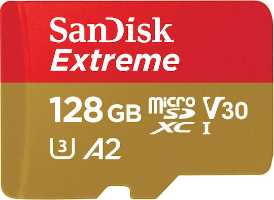 Sandisk Extreme microSDXC 128GB Class 10 U1 V30 UHS-I