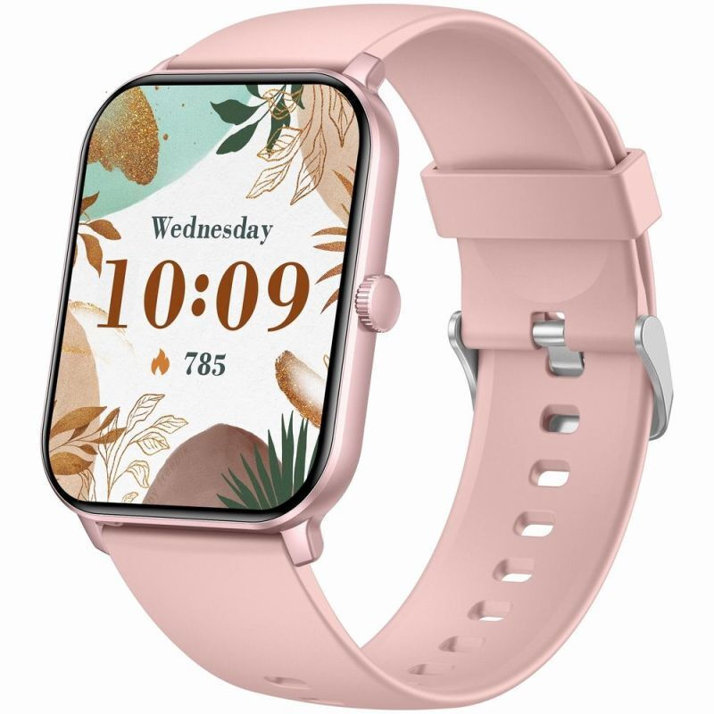 Gravity GT36-1 45mm Smartwatch with Heart Rate Monitor (Rose Gold)