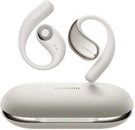 Xiaomi OpenWear Stereo Open Ear Bluetooth Handsfree Earphones with Sweat Resistance and Charging Case Sandstone Beige vue 2