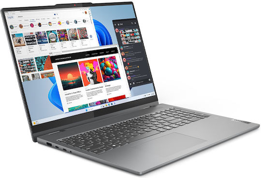 Lenovo IdeaPad 5 16AHP9 16" IPS FHD+ (Ryzen 5-8645HS/16GB/512GB SSD/W11 Home) Luna Grey (GR Keyboard) view 9
