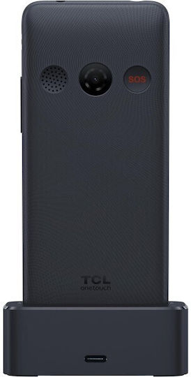 TCL OneTouch 4022s Dual SIM Mobile with Buttons Dark Night Gray view 6