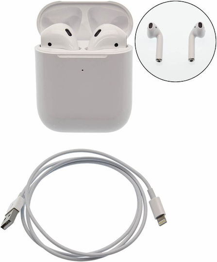 ZY-2415 In-ear Bluetooth Handsfree Earphones with Charging Case White view 2