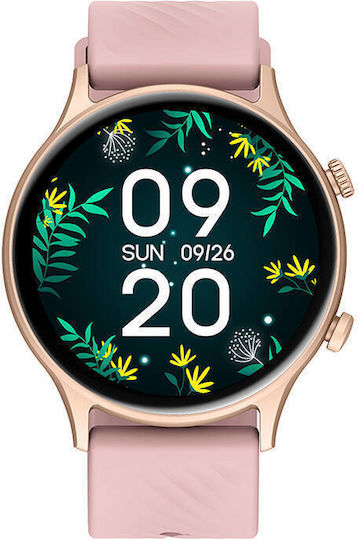 Zeblaze Btalk 2 Lite 45mm Smartwatch with Heart Rate Monitor (Rose Gold) view 3