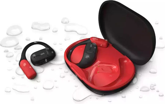Philips TAA6709 Open Ear Bluetooth Handsfree Earphones with Sweat Resistance and Charging Case Black view 1