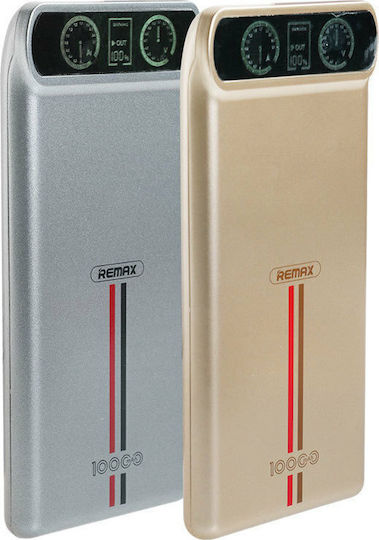 Remax Kincree RPP-18 Power Bank 10000mAh 60W with 2 USB-A Ports Gold view 3