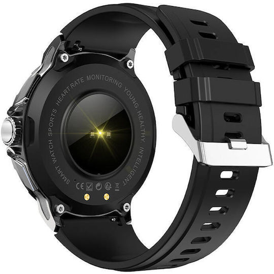Colmi V69 Aluminium Smartwatch with Heart Rate Monitor (Black) view 3