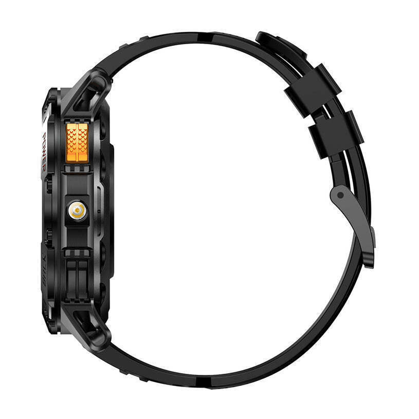 Xmart HK65 49mm Smartwatch with Pedometer Heart Rate Sensors Black view 5