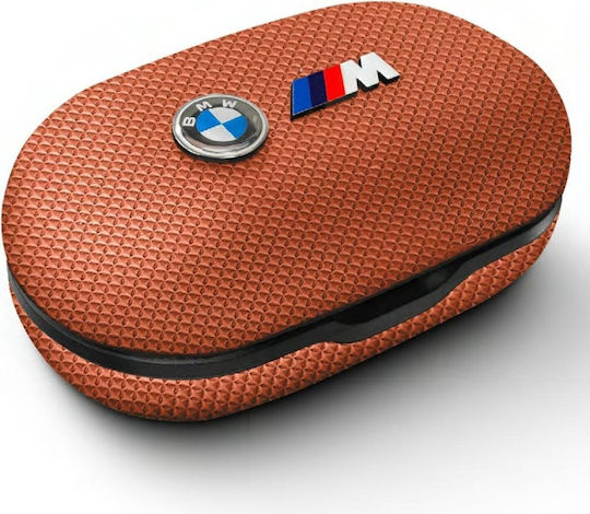 BMW Earbud In-ear Bluetooth Handsfree Headphones with Sweat Resistance and Charging Case Orange view 3