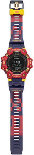 Casio GBD-H1000BAR Limited Edition FC Barcelona Smartwatch with Heart Rate Monitor (Blue) view 2