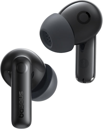 Baseus Bass BP1 Pro In-ear Bluetooth Handsfree Earphones with Sweat Resistance and Charging Case Cosmic Black view 2