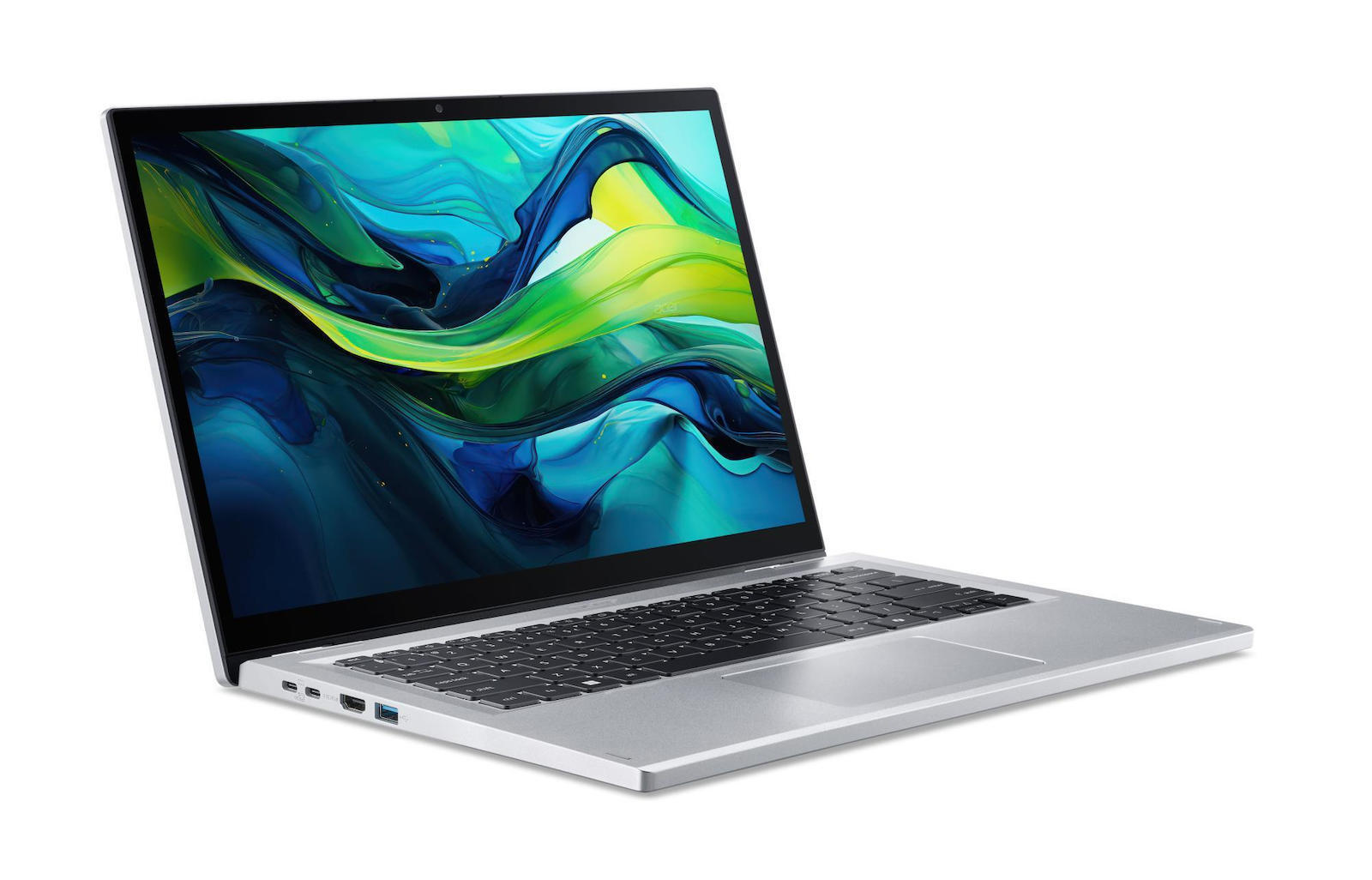 Acer Aspire Go Spin 14 Agsp14-31Pt -338B 14" IPS FHD+ Touchscreen (Core 3-N355/16GB/512GB SSD/W11 Home) Pure Silver (International English Keyboard) view 5