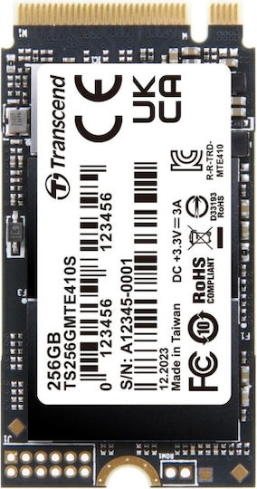 Transcend SSD 256GB M.2 Type With PCI Express 4.0 Connection TS256GMTE410S view 1