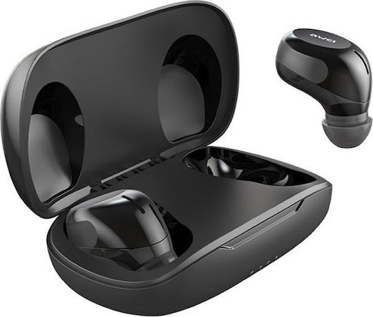 Awei T20 In-ear Bluetooth Handsfree Earphones with Sweat Resistance and Charging Case Black