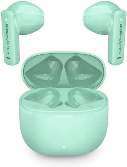 Energy Sistem StreetMusic Earbud Bluetooth Handsfree Earphones with Charging Case Green view 3