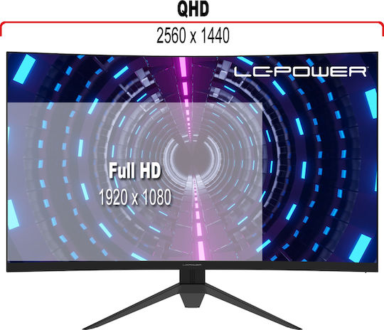 LC-Power LC-M32-QHD-165-C-V2 VA HDR Curved Gaming Monitor 31.5" QHD 2560x1440 165Hz view 3