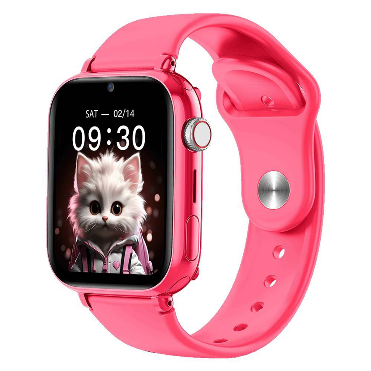 MaxCom 43mm Smartwatch with SIM (Pink) view 1