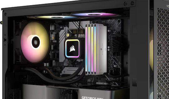 Corsair Dominator Titanium RGB XMP White DDR5 64GB RAM with 2x32GB Modules and Speed 6400 for Desktop CMP64GX5M2B6400C32W vista 9