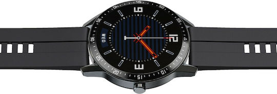 Kingwear G1 Aluminium Smartwatch with Heart Rate Monitor (Black) view 2