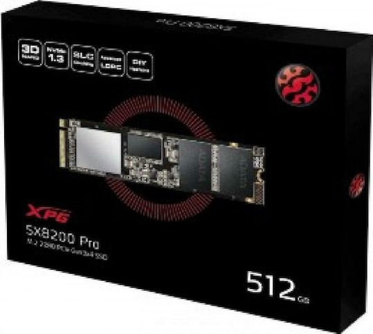 Adata XPG SX8200 Pro SSD 512GB M.2 Type with PCI Express 3.0 Connection ASX8200PNP-512GT-C view 4