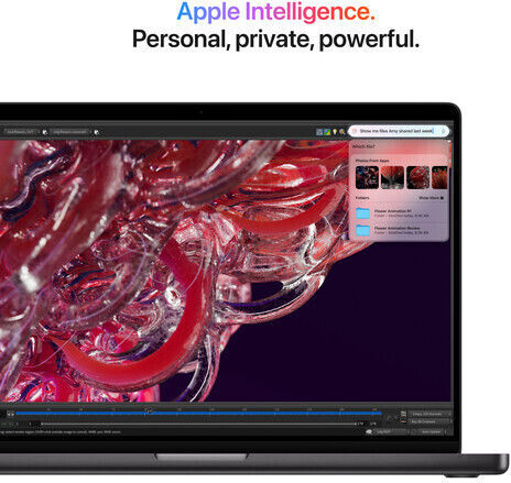 Apple MacBook Pro 16" (2024) 16.2" Retina Display 120Hz (M4-Pro 14‑core/24GB/512GB SSD) Space Black (UK Keyboard) vue 3
