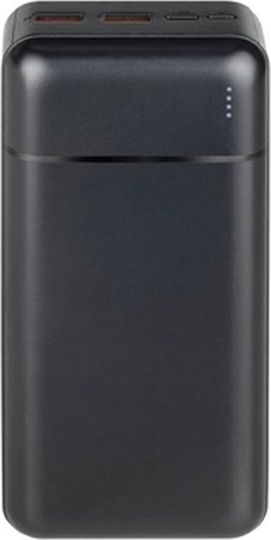 Rivacase VA2103 Power Bank 30000mAh with USB-A Port and USB-C Port Power Delivery / Quick Charge 3.0 Black