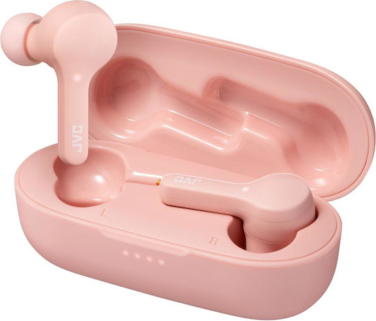 JVC HA-A7T In-ear Bluetooth Handsfree Earphones with Sweat Resistance and Charging Case Pink