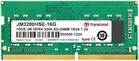 Transcend JetRam DDR4 with Module 1x16GB and Speed 3200 for Laptop JM3200HSE-16G view 3