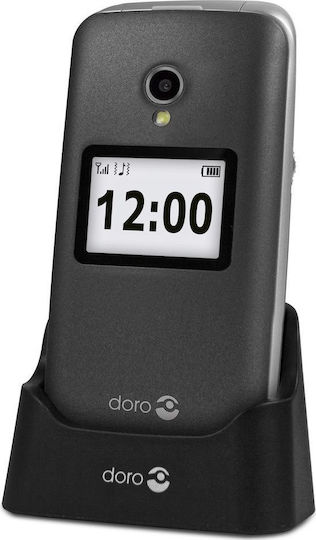 Doro 2424 Single SIM Mobile with Large Buttons Graphite Silver view 4