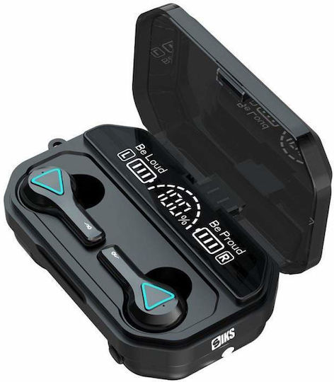 Earbud Bluetooth Handsfree Earphones with Sweat Resistance and Charging Case Powerbank Charging Case, Waterproof IPX7 view 2