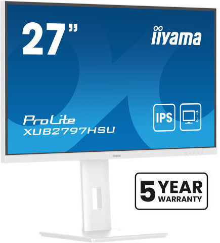 Iiyama ProLite XUB2797HSU-W2 IPS Monitor 27" FHD 1920x1080 view 2